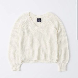 Slub V-Neck Sweater